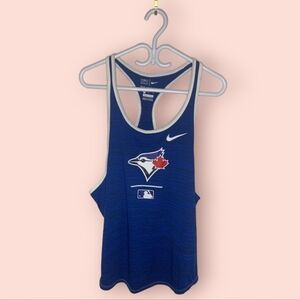 Womens Dri-Fit Nike  Blue Jay's Logo Tank Top, Size: M